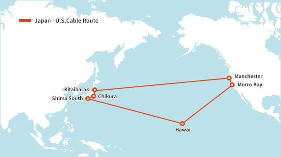 Japan - U.S.Cable Route