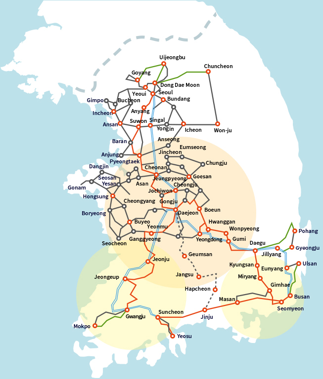 Domestic Network Map